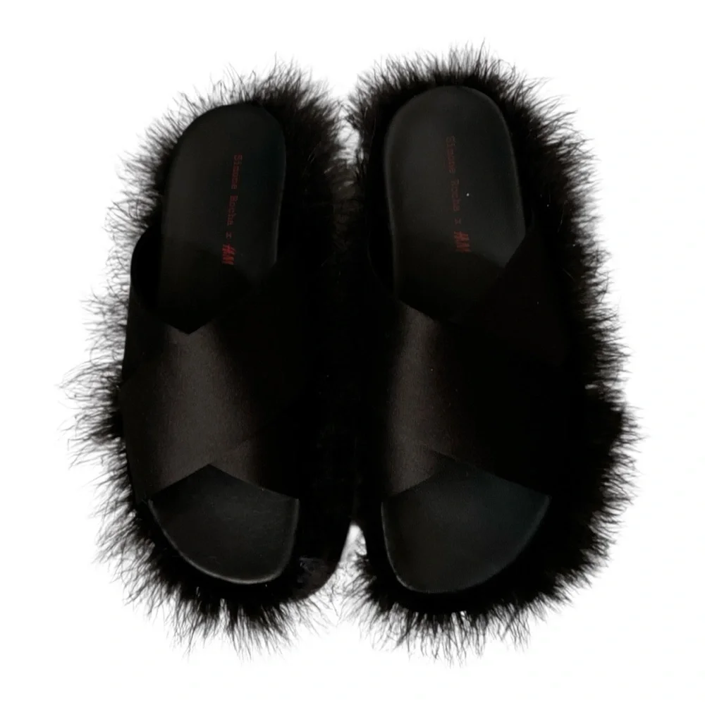 Simone Rocha HM Feather Slides Size‎ 38